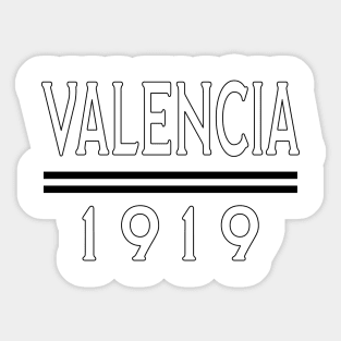 Valencia 1919 Classic Sticker